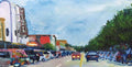 19th St Houston Heights TX - Art Print