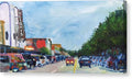 19th St Houston Heights TX - Canvas Print