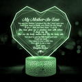 3D Led Light - Family - To My Mother-In-Law - I Just Want To Thank You, Mom, For The Things That You Have Done - Glca19029