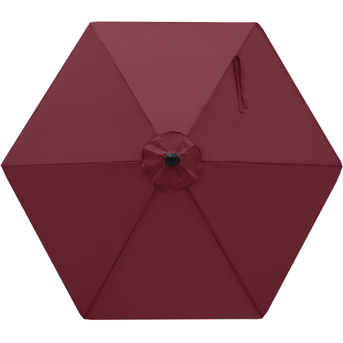 7.5FT Patio Umbrella Replacement Canopy for 6 Ribs