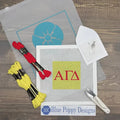 Blue Poppy Designs Alpha Gamma Delta Needlepoint Kit