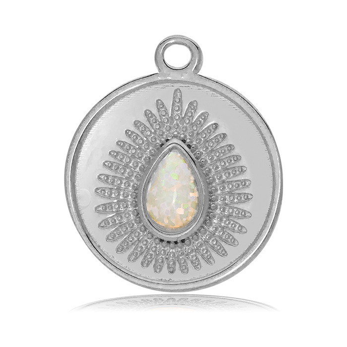 Amethyst Stone Bracelet with You're One of a Kind Sterling Silver Charm