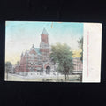 Antique Postcard 1908 Tired Traveler Mahaska County Court House Oskaloosa Iowa