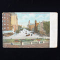 Antique Postcard 1909 Cars Trolley Horses Busy Street Scene Pennsylvania Ave DC