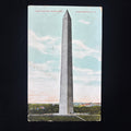 Antique Postcard 1909 Confused Father Camden Station Train Washington Monument