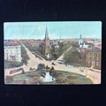 Antique Postcard 1909 Taft Inauguration Army Troops Trolleys Thomas Circle DC