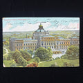 Antique Postcard 1909 Washington DC Congressional Library Roslyn MD Posted