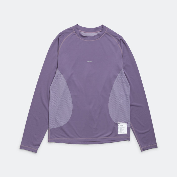 AuraLite Tech Long Tee - Purple Sage