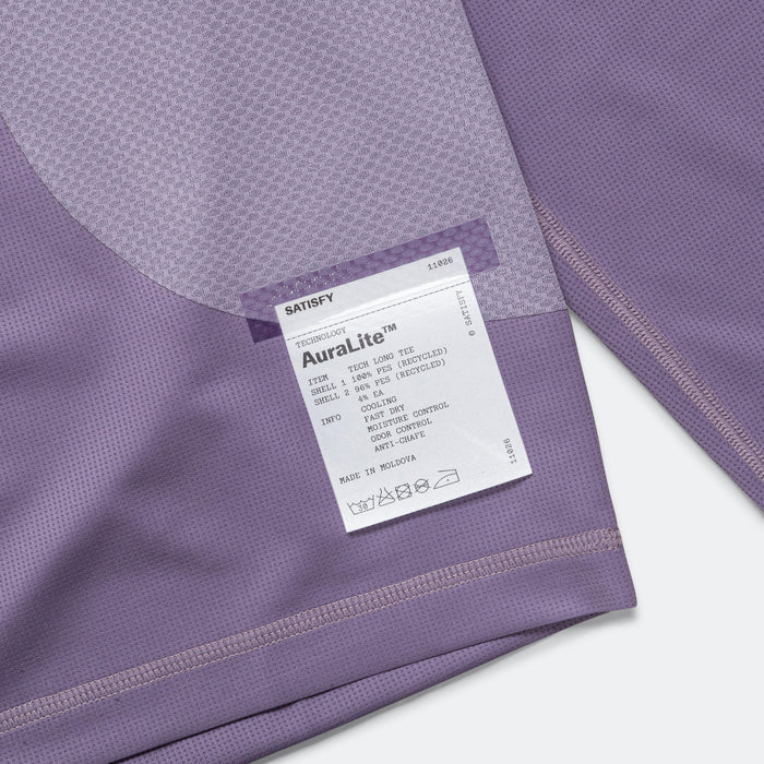 AuraLite Tech Long Tee - Purple Sage