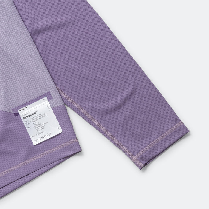 AuraLite Tech Long Tee - Purple Sage