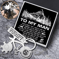 Bike Multitool Repair Keychain - Cycling - To My Man - You Are The Road Of Love - Gkzn26008