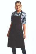 Artisan Collection by Reprime Black "Calibre" Bib Adjustable Apron (4 Pocket Pouch)