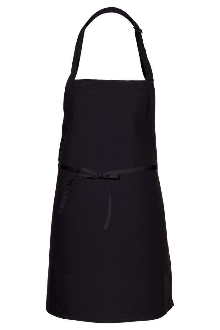 Fame Black Cover Up Bib Adjustable Apron (No Pockets)