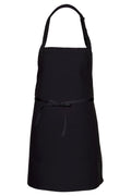 Fame Black Cover Up Bib Adjustable Apron (No Pockets)