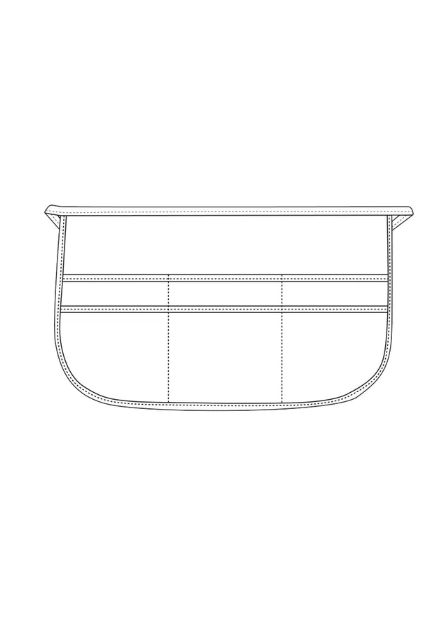 DayStar Black Deluxe Rounded Waist Apron (6 Pockets)