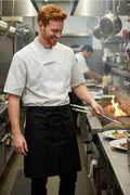 Fame Black Half Bistro Apron (2 Pockets)