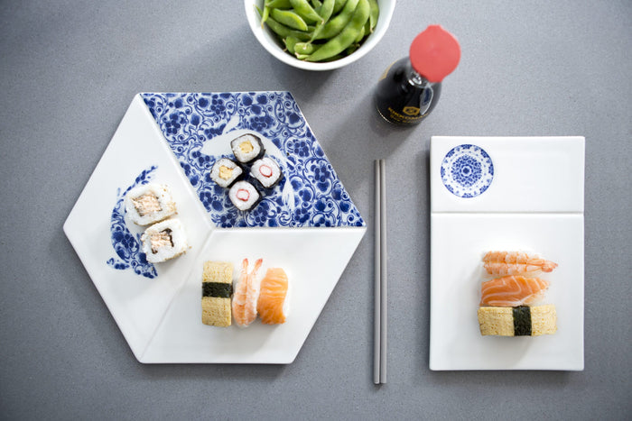 Blue D1653 Versatile Dip Plate Delft Blue