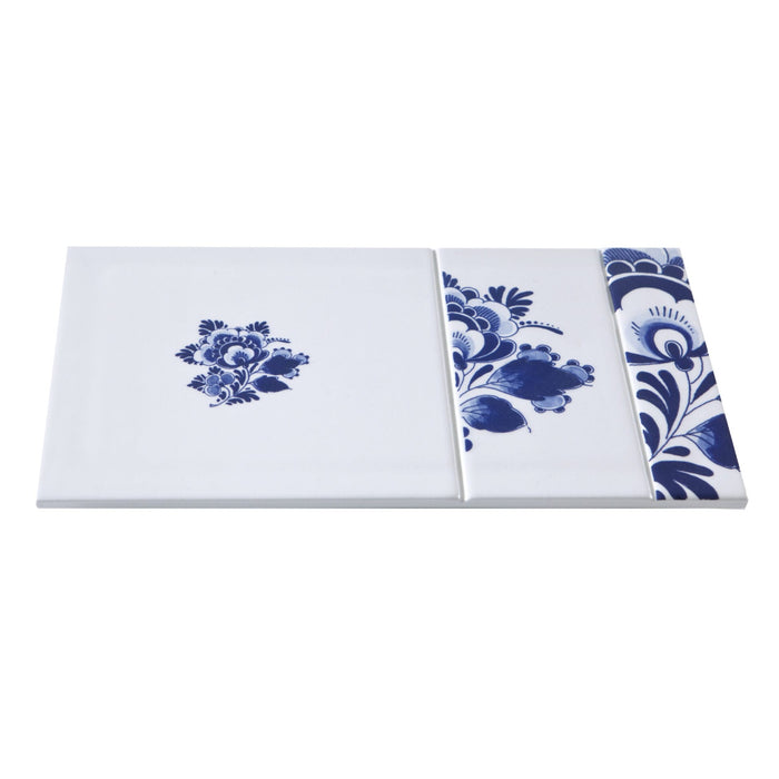 Blue D1653 Versatile Plain Plate Delft Blue