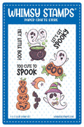 **NEW Boo Ghosts Clear Stamps - Whimsy Stamps