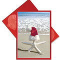 Boxed Greeting Cards Starfish with Santa Hat