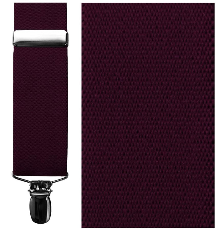 Cardi Burgundy "Catania" Suspenders