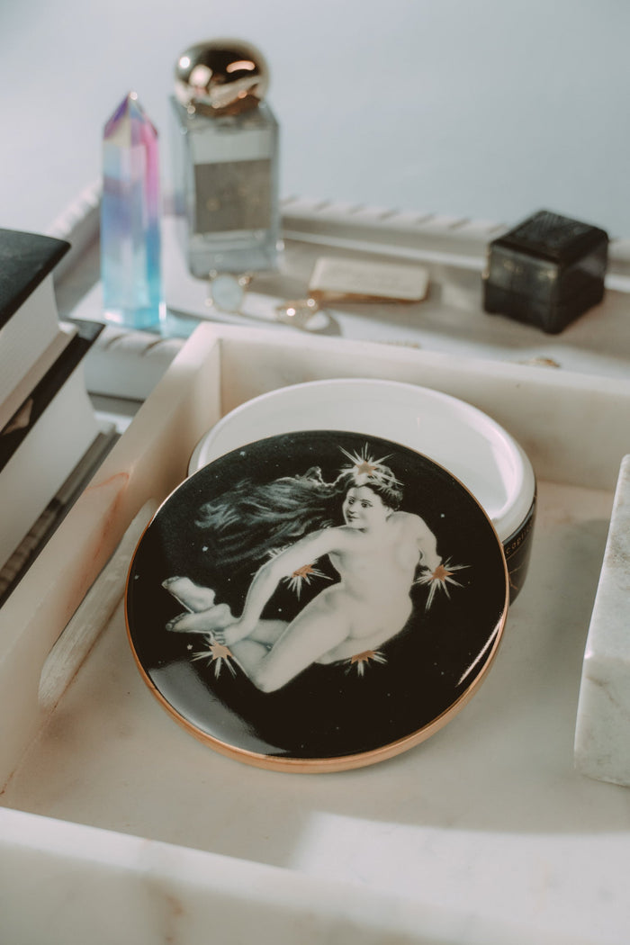 Ceramic Trinket Box - Star Lady