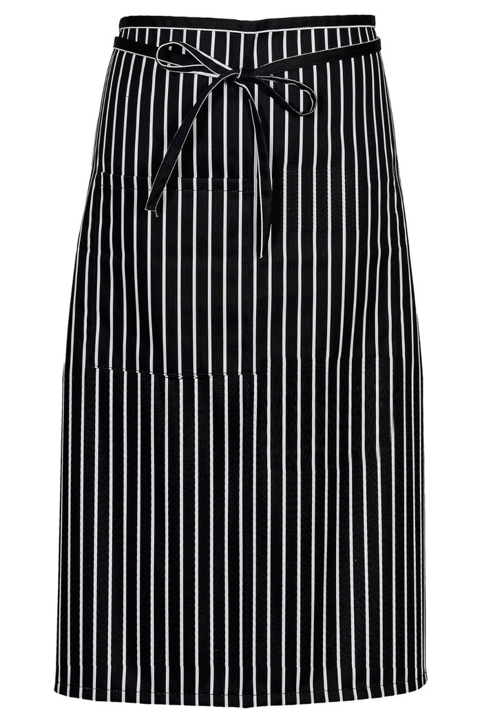 Fame Chalkstripe Bistro Apron (1 Pocket w/ Pencil Divide)