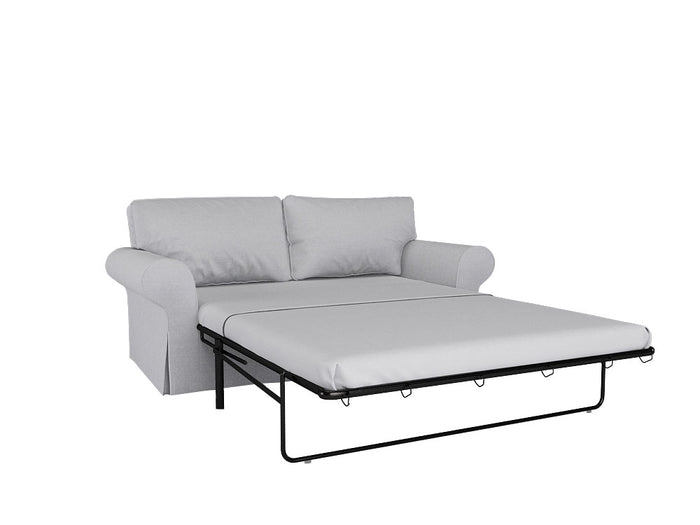 Clearance Sale! Ektorp 2 Seat Sleeper Cover - Heavy Duty Cotton Off White - LindaKale