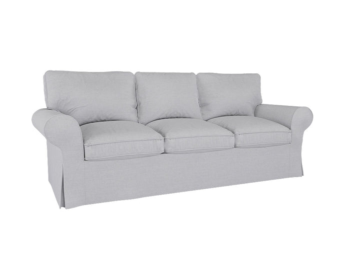 Clearance Sale! Ektorp 3 Seat Sofa Cover -Dense Weave Beige - LindaKale