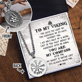 Compass Nordic Necklace - Viking - To My Viking Man - You Are My Compass - Gnfv26002