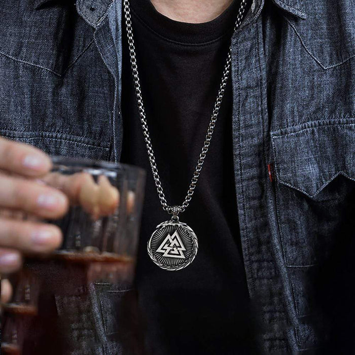 Compass Nordic Necklace - Viking - To My Viking Man - Your Compass Will Guide The Way - Gnfv26002