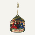 Cottonways Christmas custom wood ornament OC120 hanging on hook