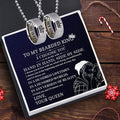 Couple Rune Ring Necklaces - Beard - To My Bearded King - I'd Choose You In A Hundred Lifetimes - Gndx26011