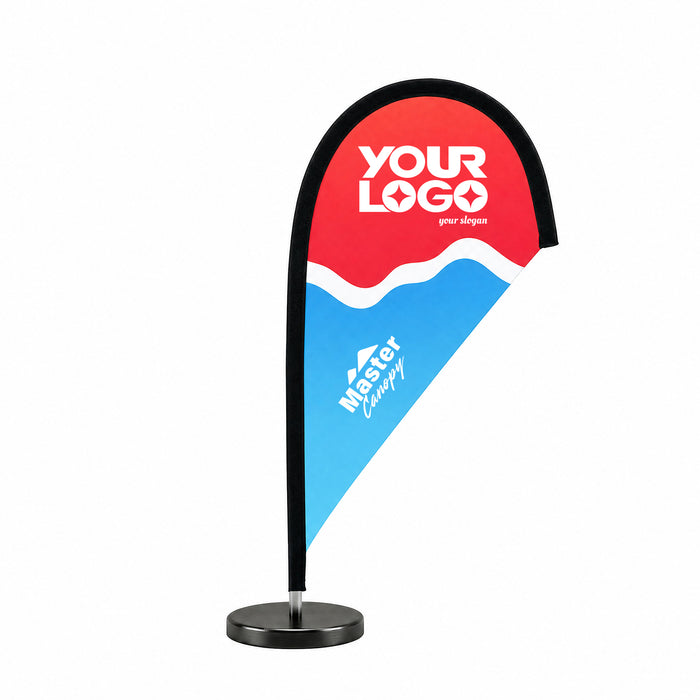Custom Teardrop Table Flag 20x38cm