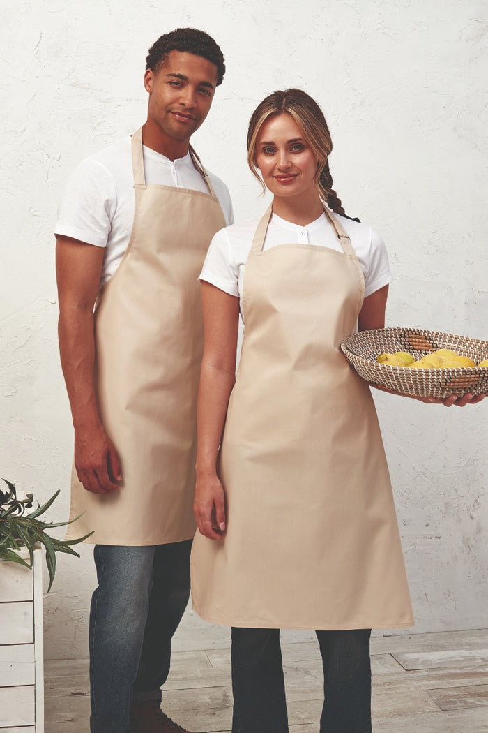 Artisan Collection by Reprime Dark Grey Sustainable Bib Apron (No Pockets)