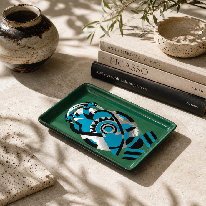 Deco Ceramic Tray –  Two Birds