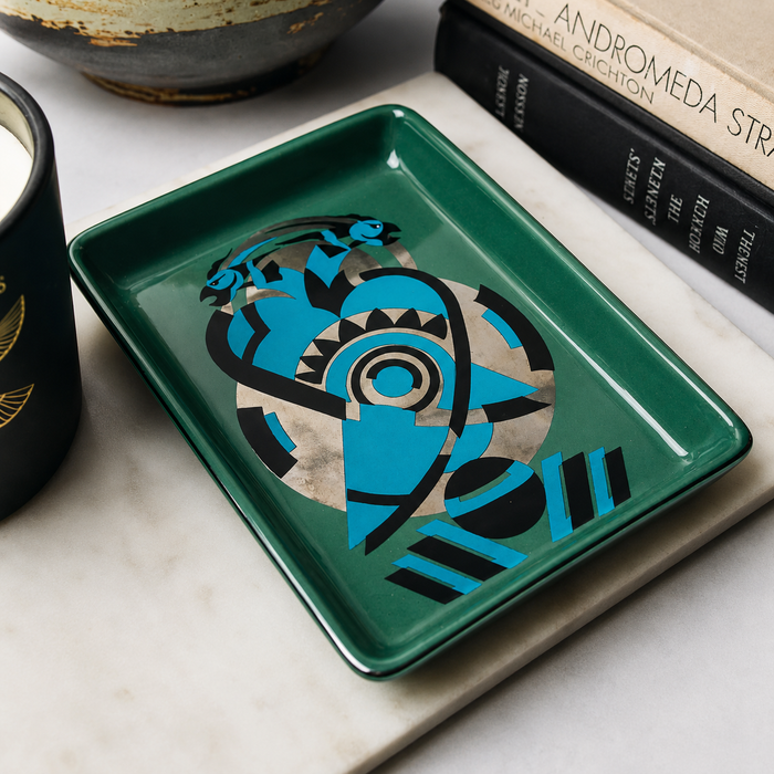 Deco Ceramic Tray –  Two Birds