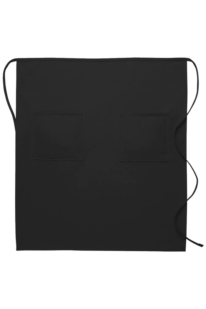 DayStar Black Deluxe Full Bistro Apron (2 Pockets)