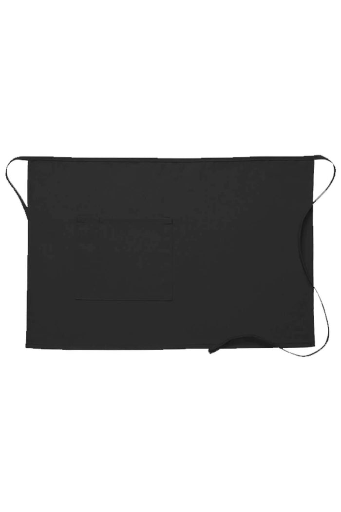 DayStar Black Deluxe Half Bistro Apron (1 Pocket)