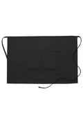 DayStar Black Deluxe Half Bistro Apron (2 Pockets)