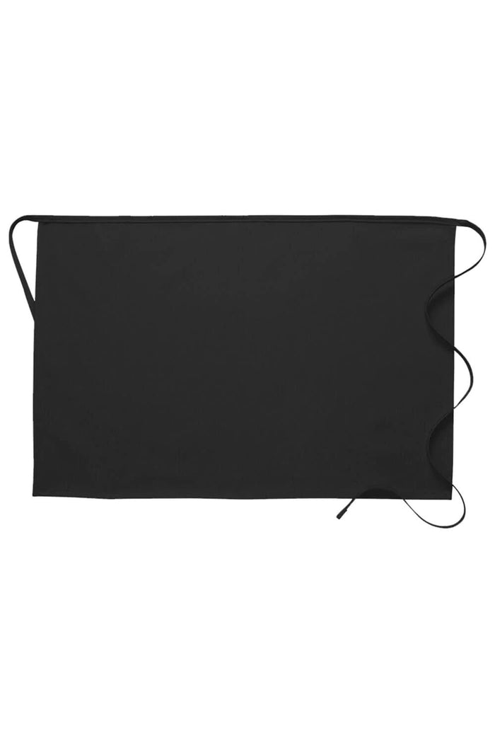 DayStar Black Deluxe Half Bistro Apron (No Pockets)