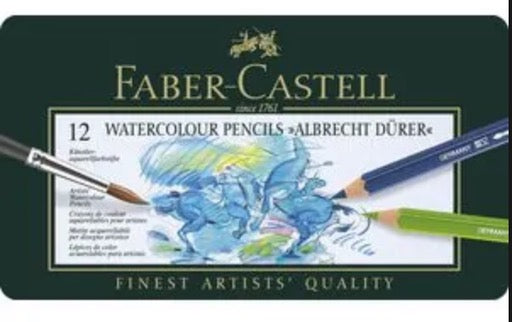 Faber-Castell Albrecht Durer Watercolor 12 Pencil Set Tin