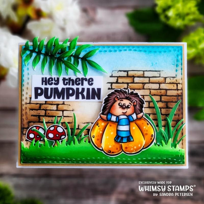 **NEW Fall Hedgehogs Clear Stamps - Whimsy Stamps