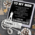 Golf Ball Racket Keychain - Golf - To My Man - All I Want For Christmas Is You - Gkzs26001