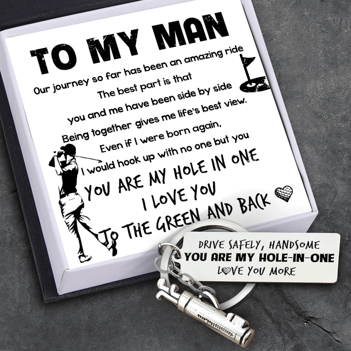 Golf Charm Keychain - Golf - To My Man - I Would Hook Up With No One But You - Gkzp26001