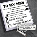 Golf Charm Keychain - Golf - To My Man - I Would Hook Up With No One But You - Gkzp26001