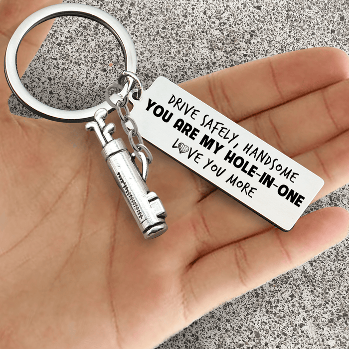 Golf Charm Keychain - Golf - To My Man - I Would Hook Up With No One But You - Gkzp26001