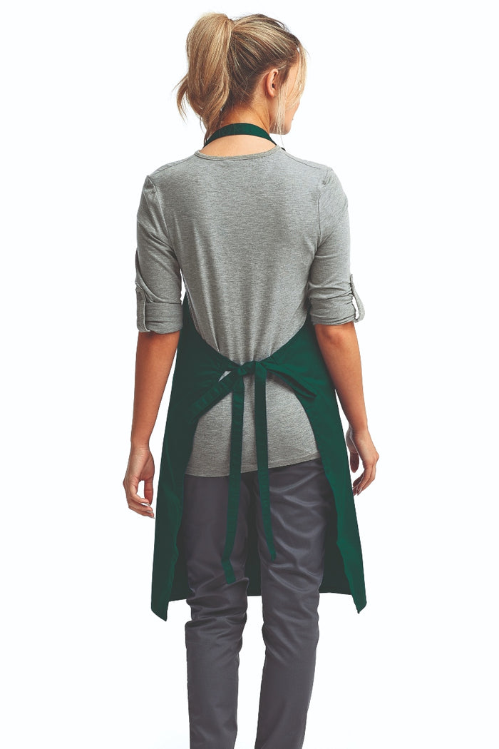 Artisan Collection by Reprime Green Sustainable Bib Apron (No Pockets)