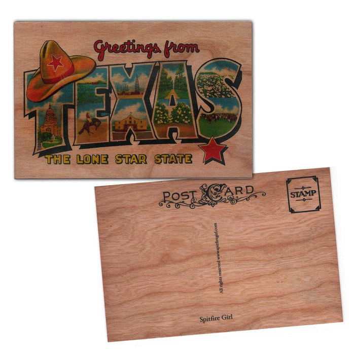Greetings From Texas postcard