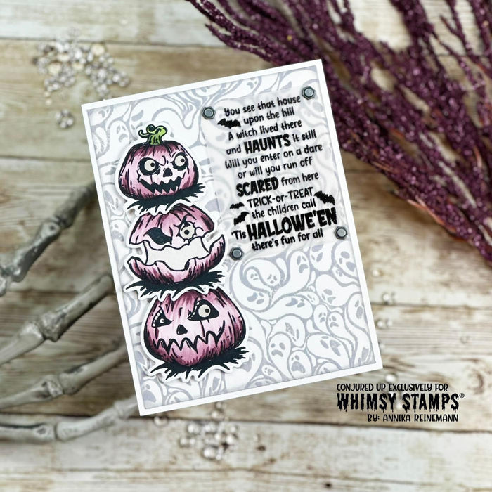 Halloween Poem Clear Stamps - Whimsy Stamps